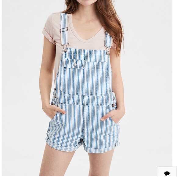 90’s boyfriend denim short overall - Picture 3 of 3